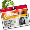 a 2010 SXSW Badge