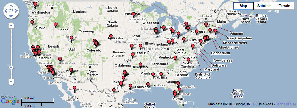 Gowalla Map:United States
