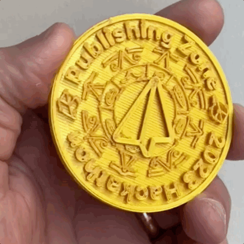 Animated gif of the final coin.